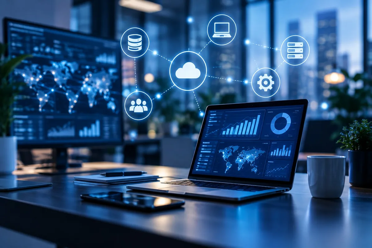 Connected business systems and data